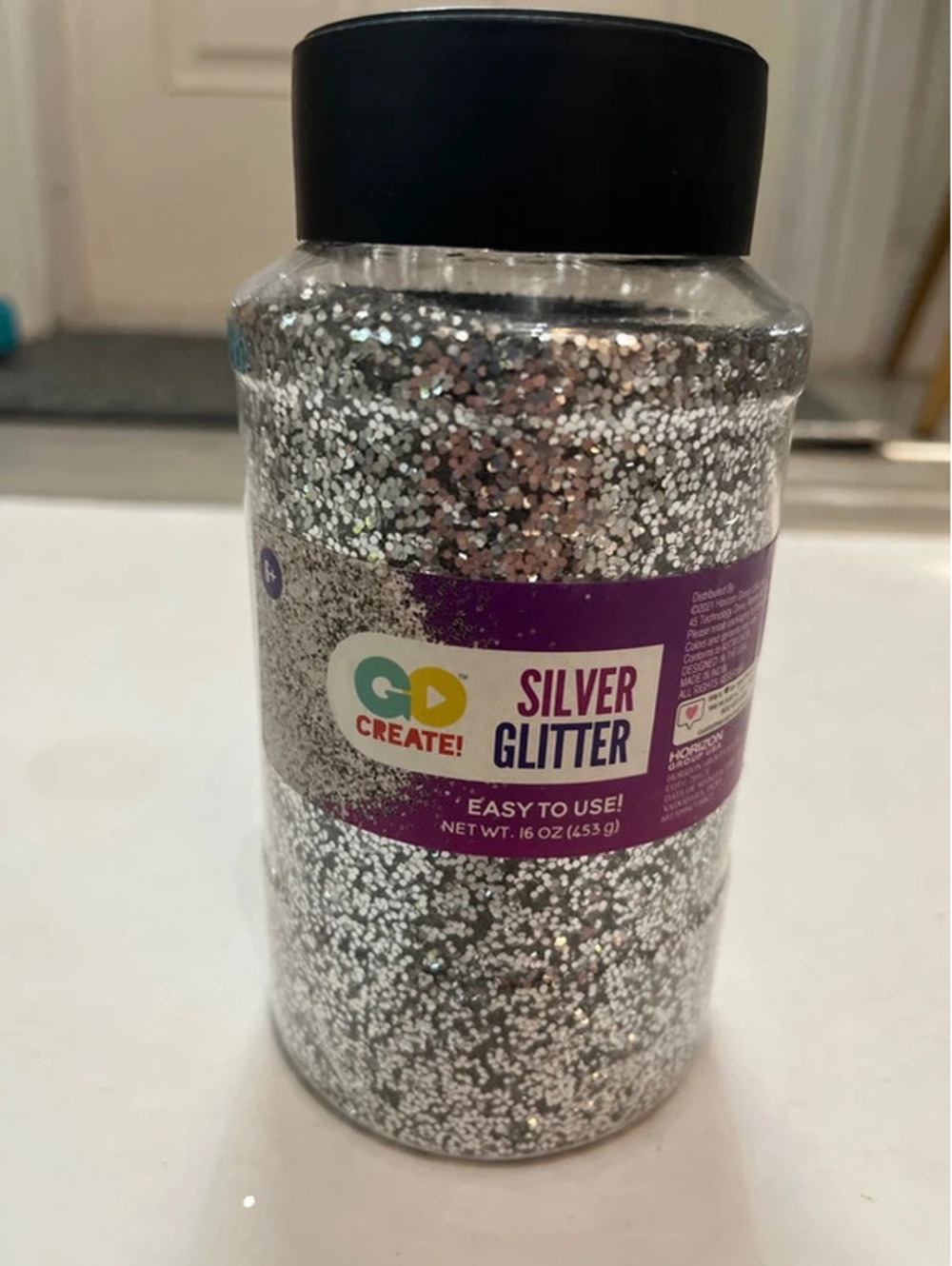Silver glitter